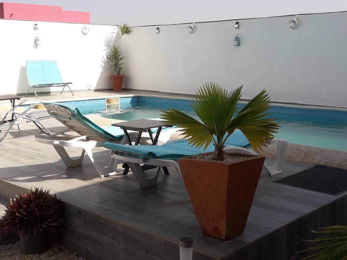 African Jaja Villa Piscine-Climatisation Popenguine Exterior foto